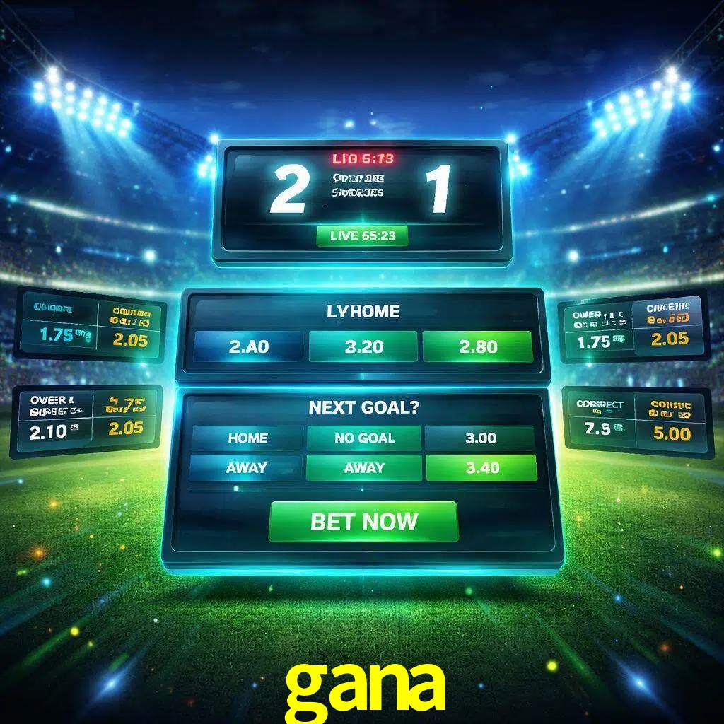 Vista de apuestas en vivo gana durante un partido en curso